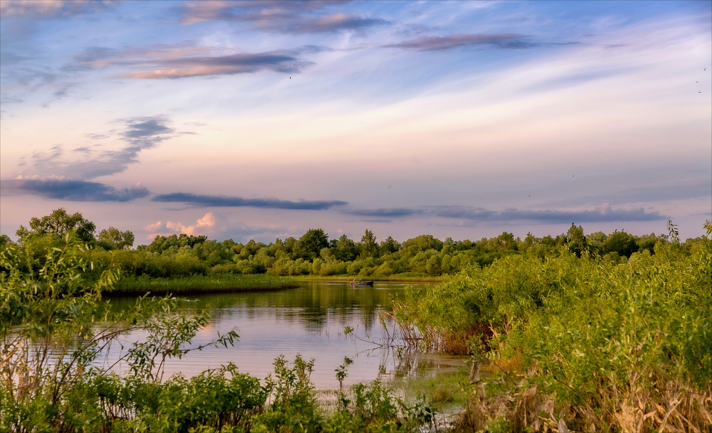 Спускался вечер...
