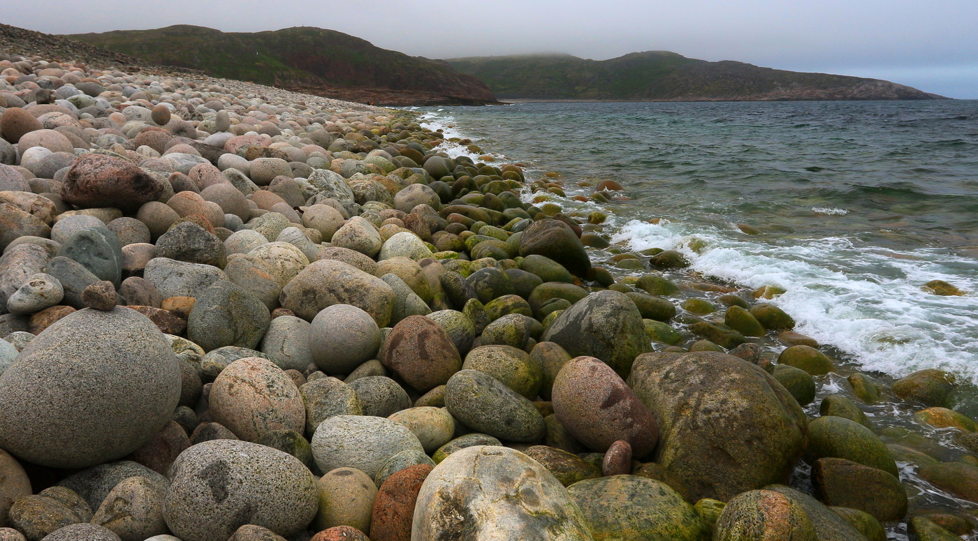 Пляж "Яйца Драконов" на берегу Баренцево моря !!!