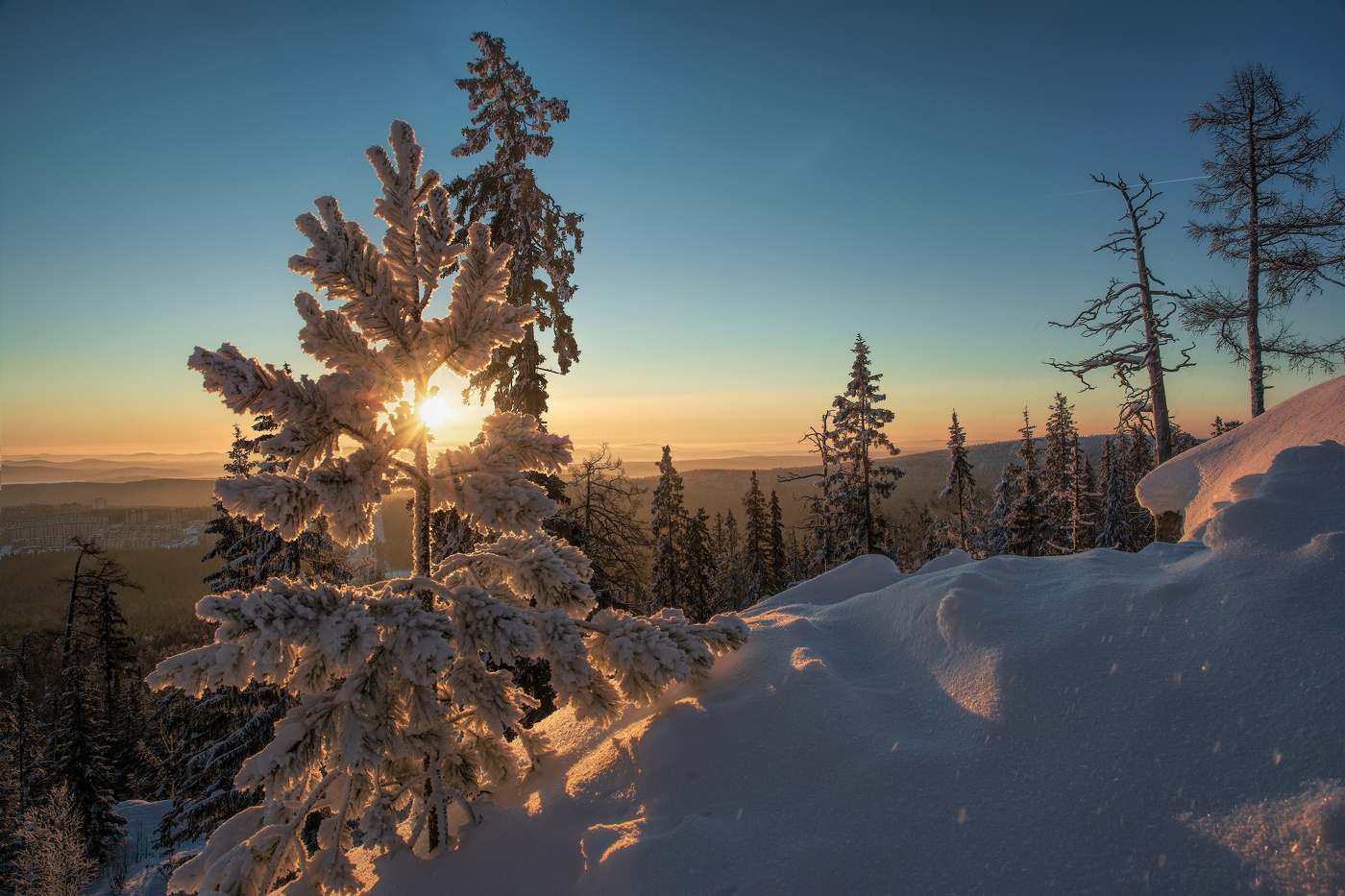 Зимнее солнце