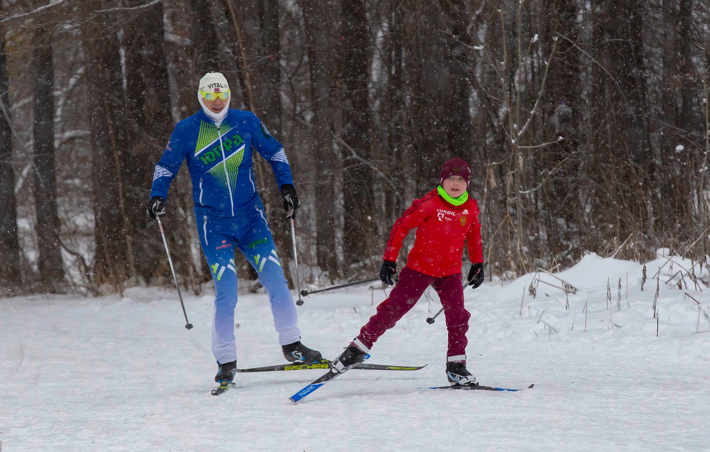Открытие зимнего спортивного сезона.
