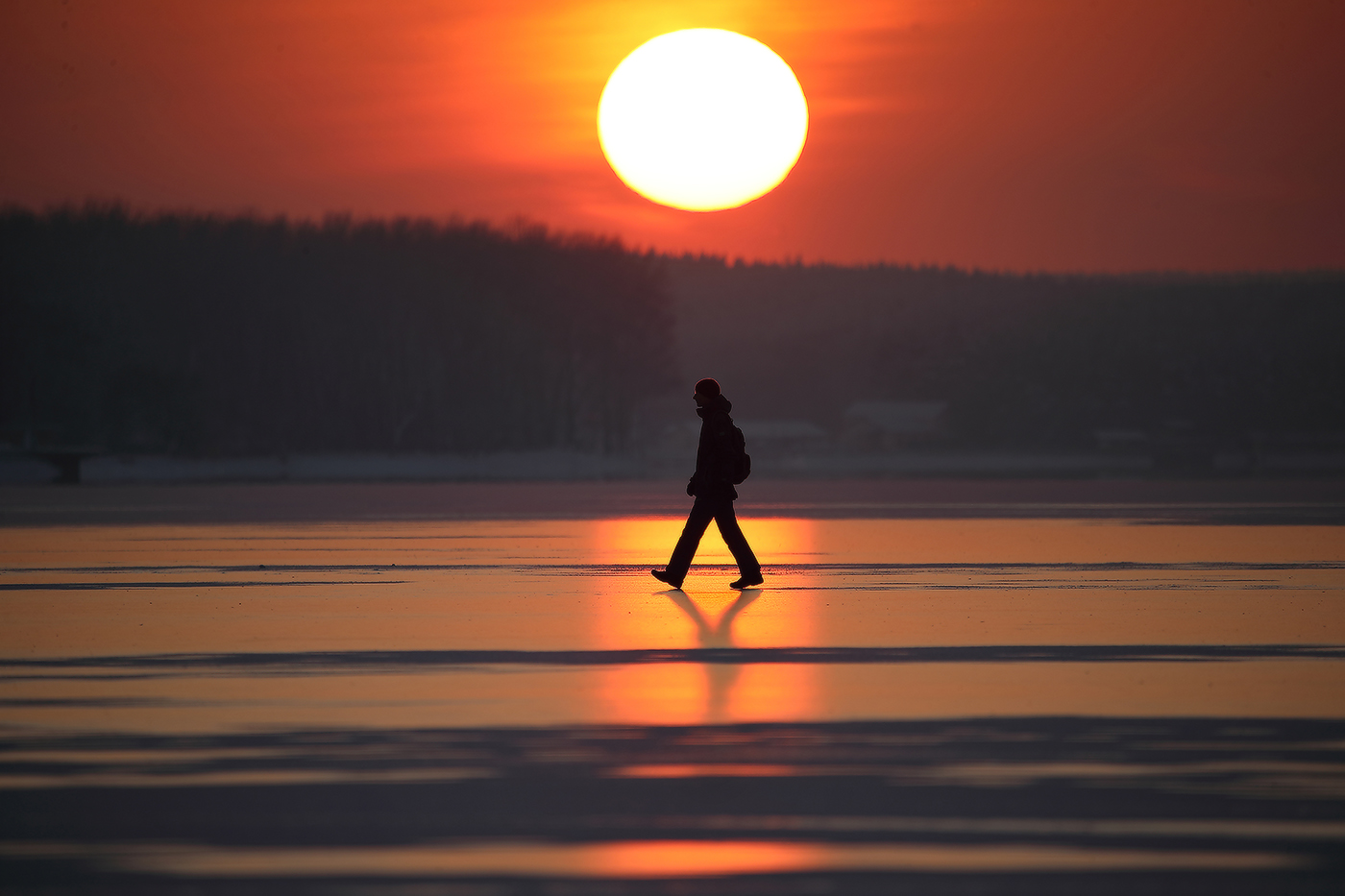 Прогулки по замерзшей воде