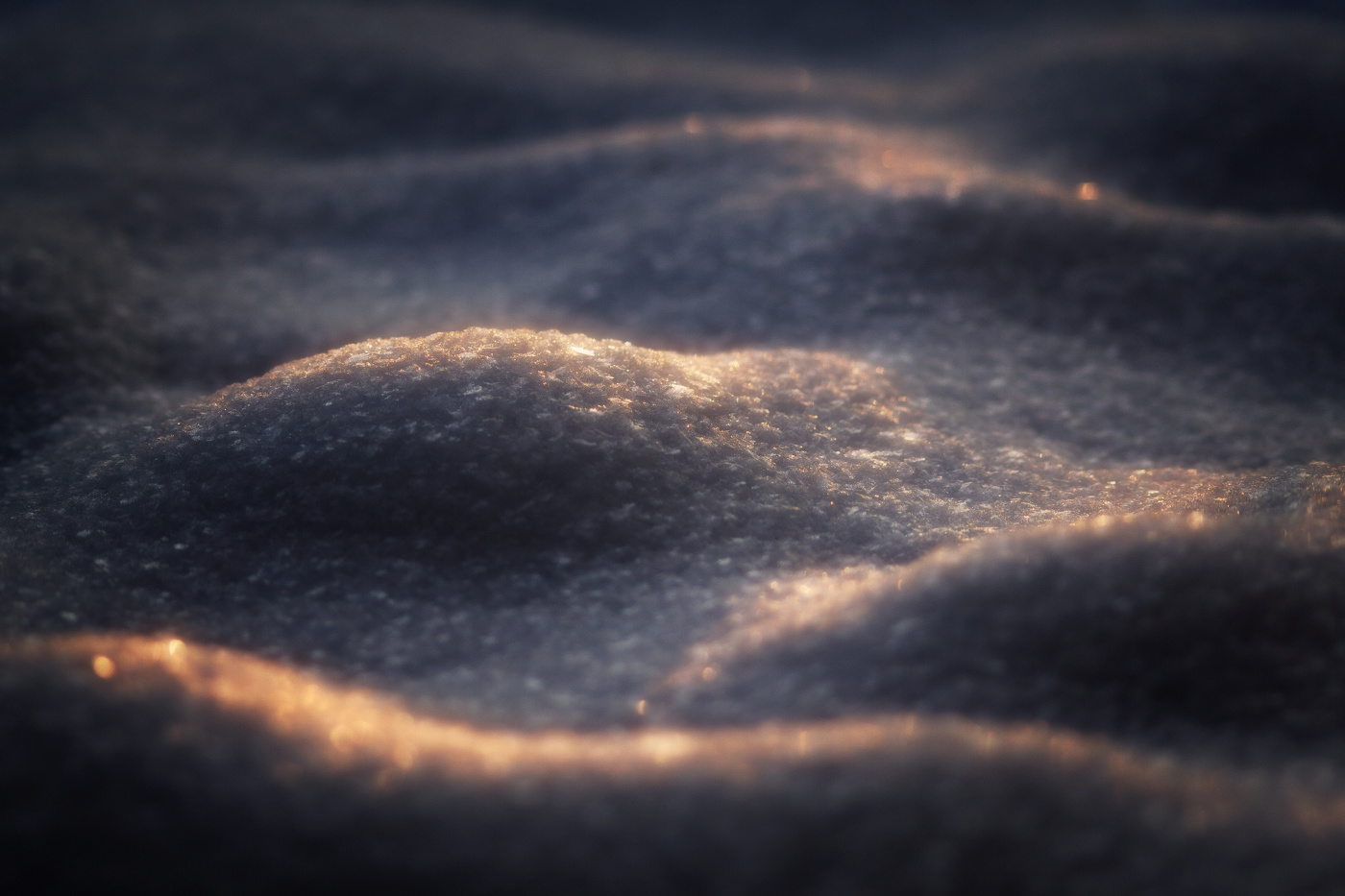 Снежные дюны.