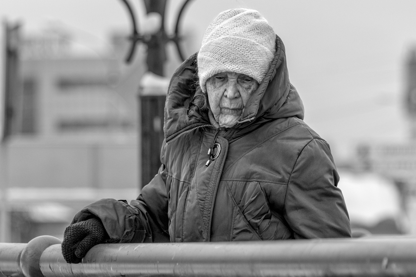 Серый день.