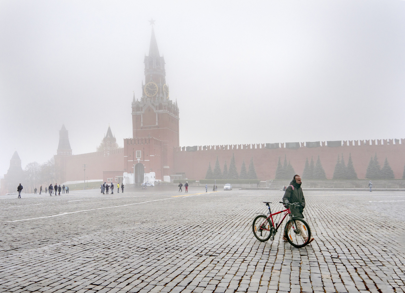 Туман на Красной площади