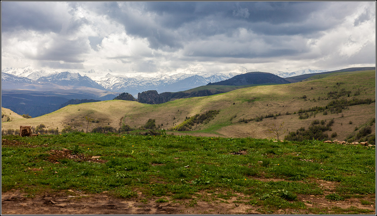В горах Кабардино-Балкарии.