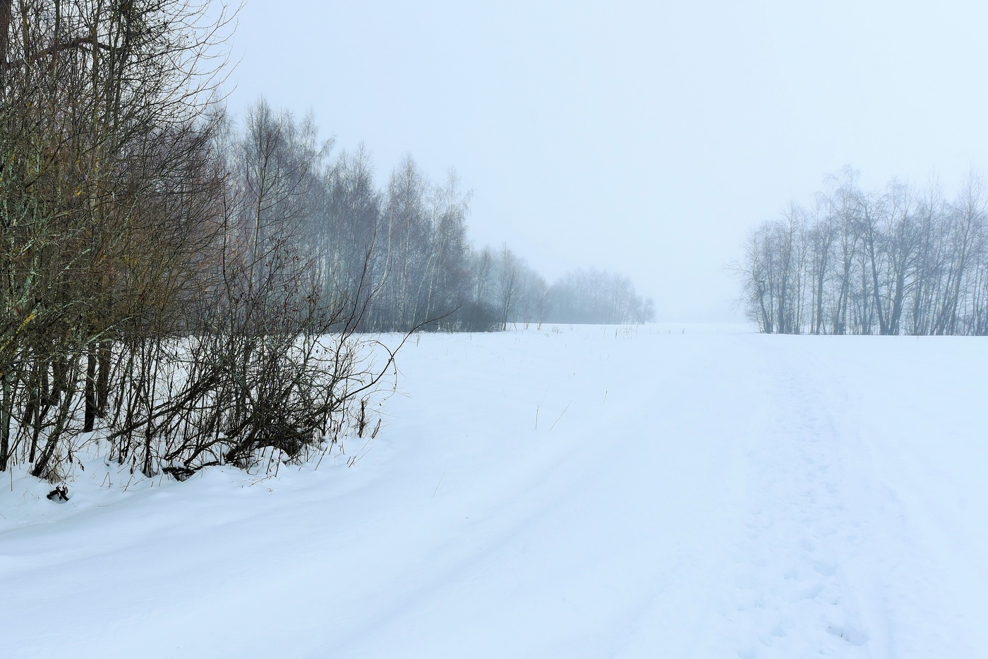 Зимний туман ...