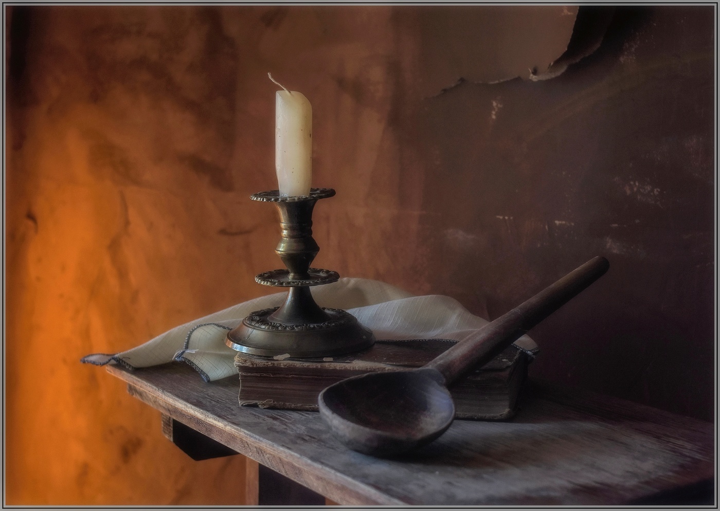 ..... Этюд со свечой .....