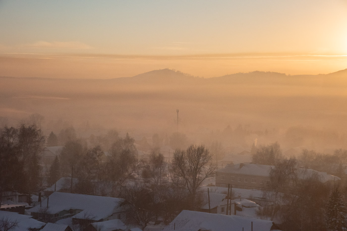 Смог над городом