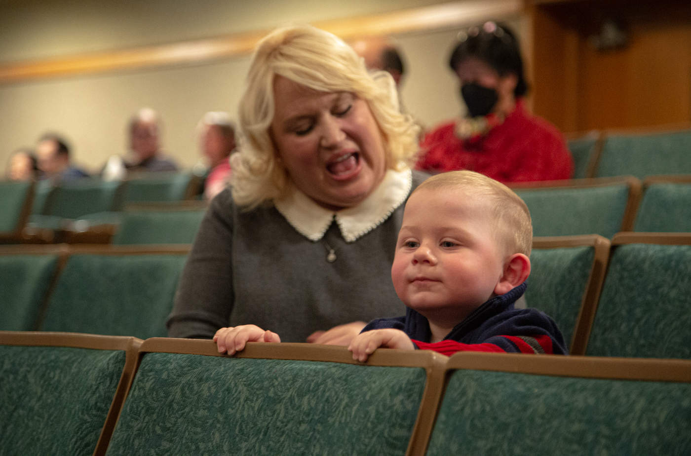 На концерте