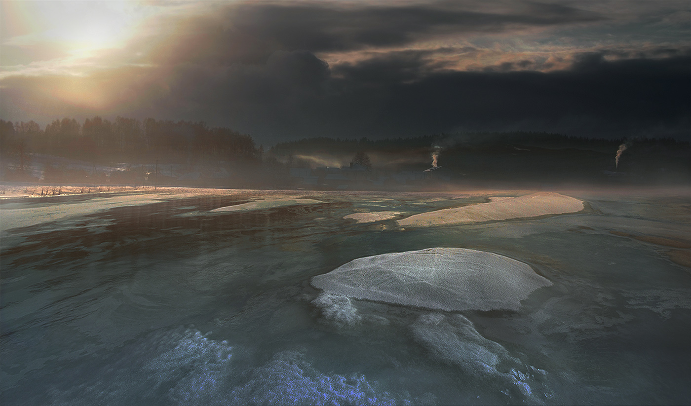 Зимняя туманная