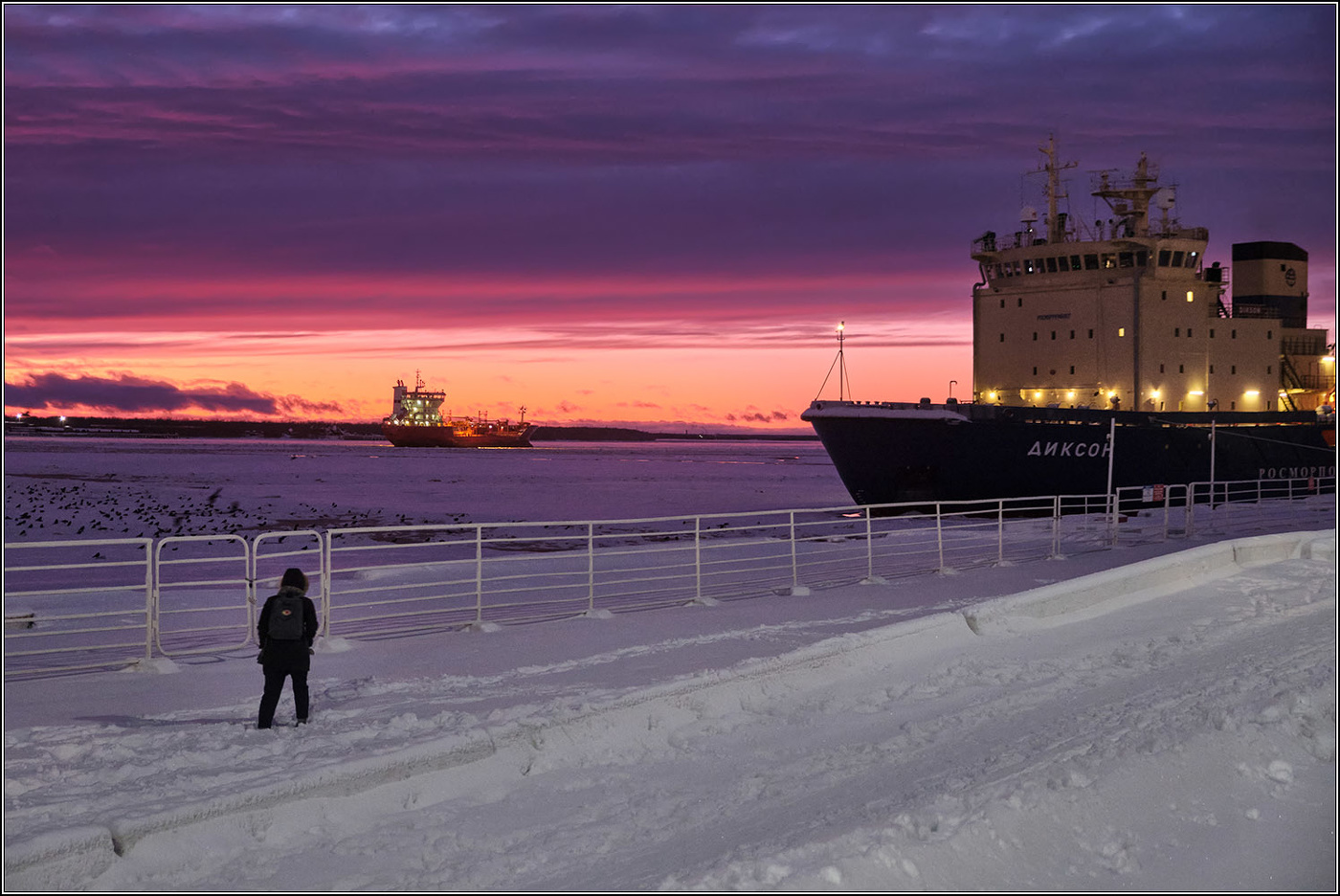 Предновогодние закаты.