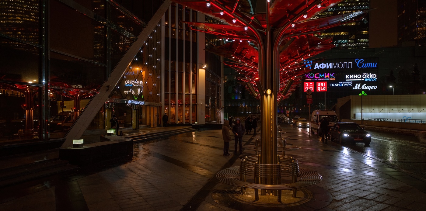 Вечер м Москва Сити