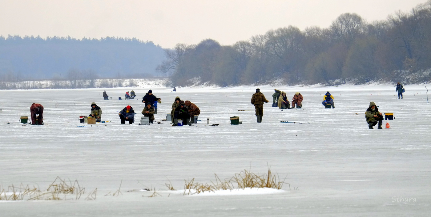 Зимняя рыбалка.