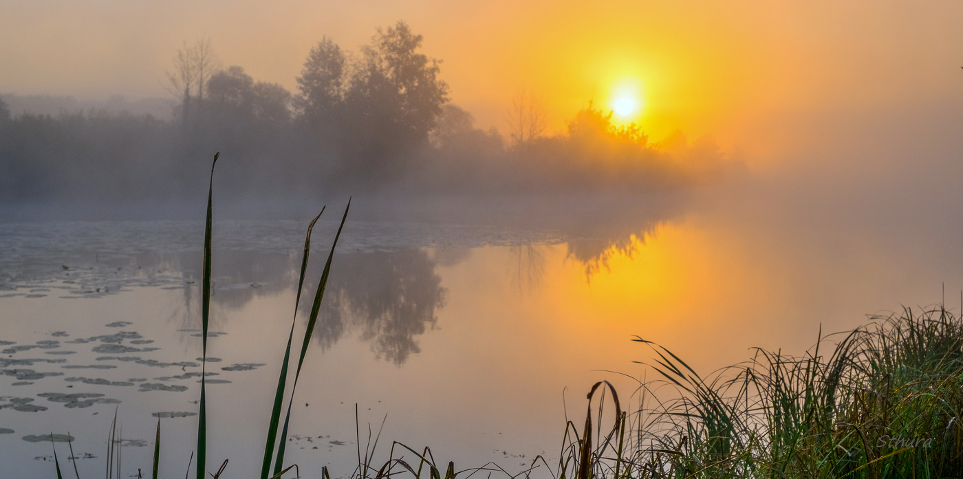 Осенний рассвет.