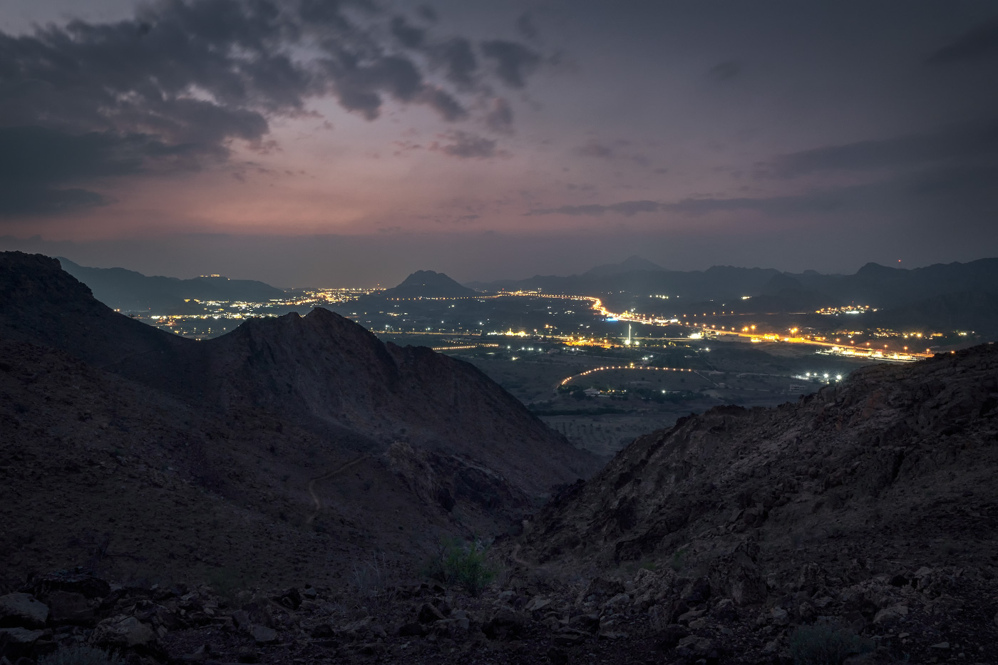 Night View Of Hatta