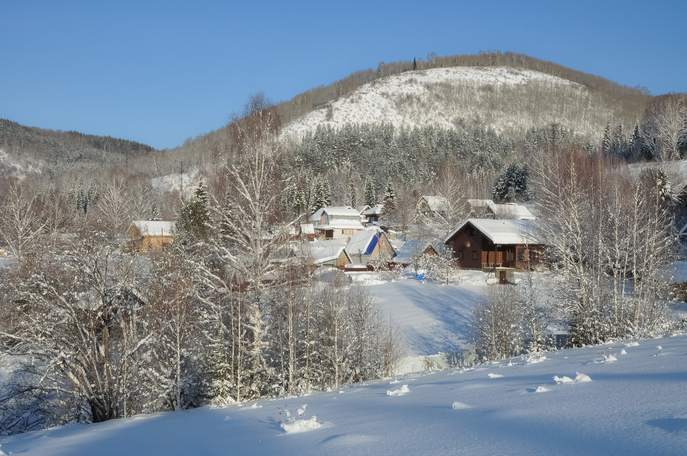 Зима в Сибири