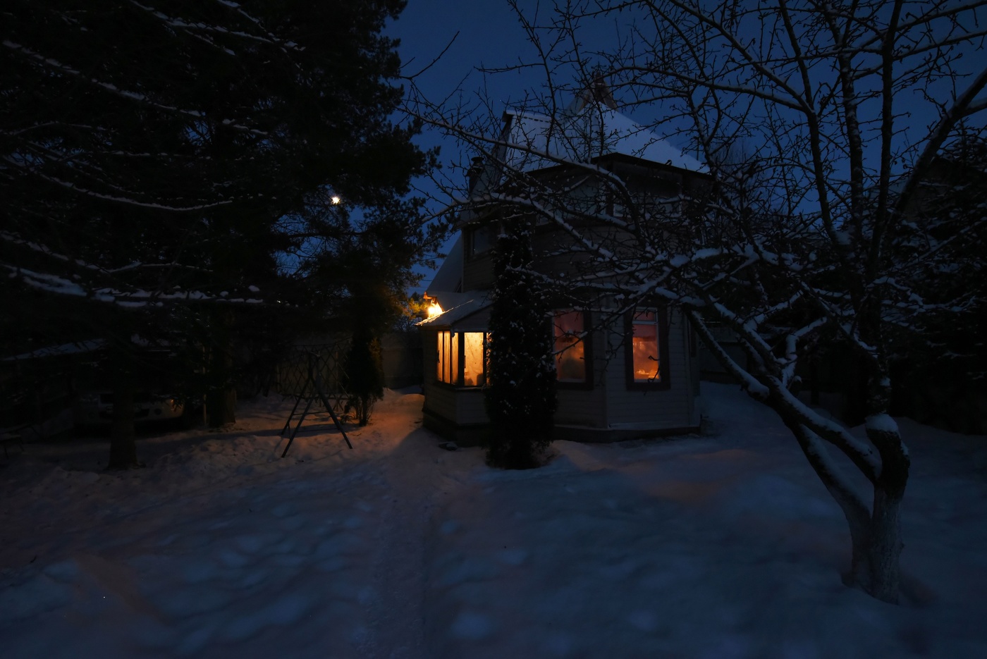 "Уютный зимний вечер... тишина... Пушистый плед, заснувший на диване..."