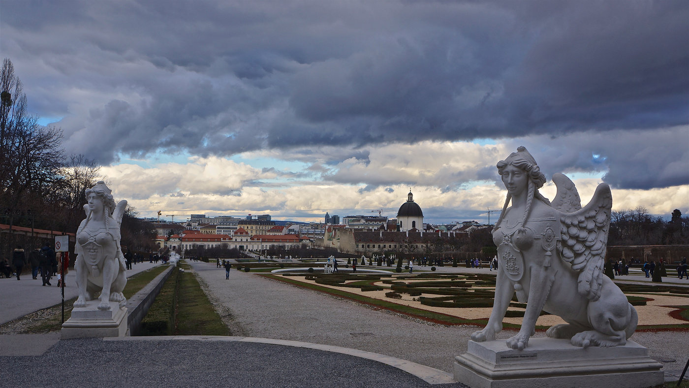 Парк Бельведер в Вене