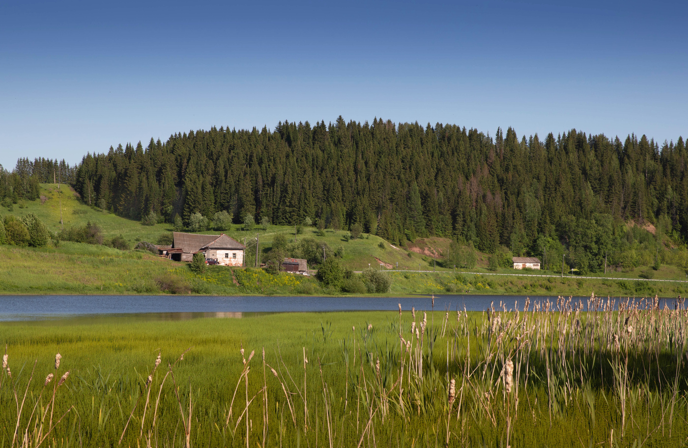 Деревенский пейзаж.