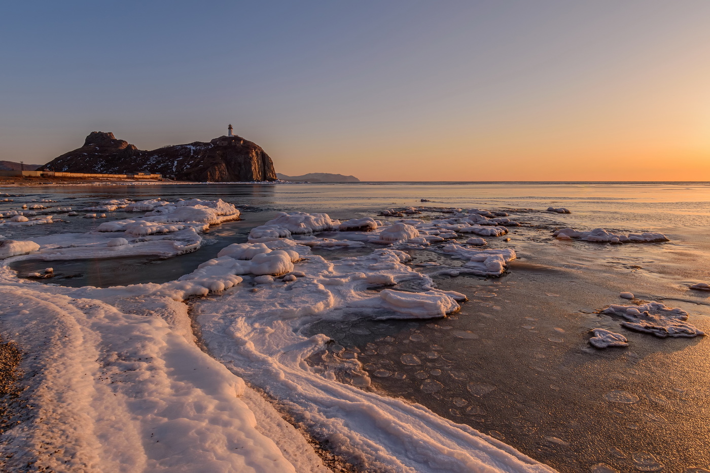Зимнее утро. Мыс Бринера