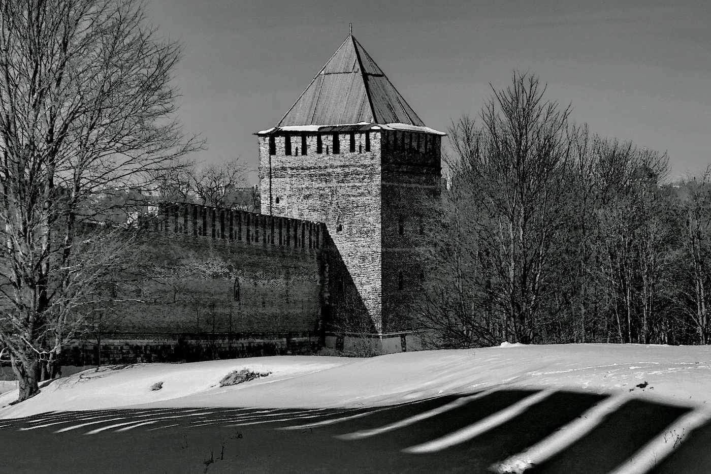 **У стен древнего Смоленска.*