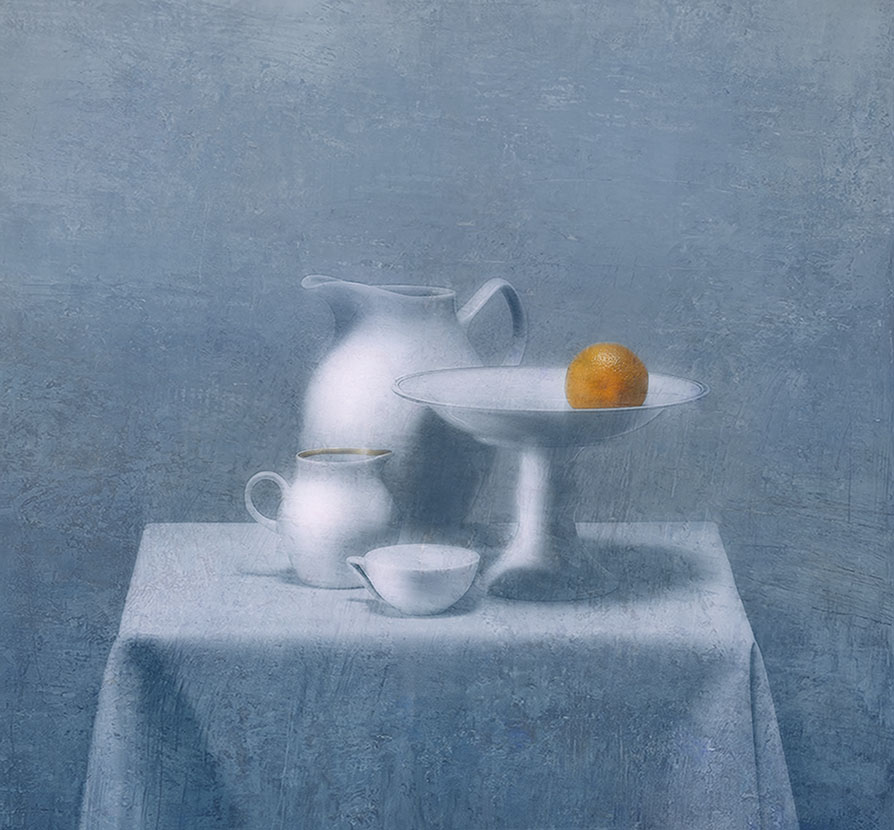 Голубая, голубая, но бывает голубей