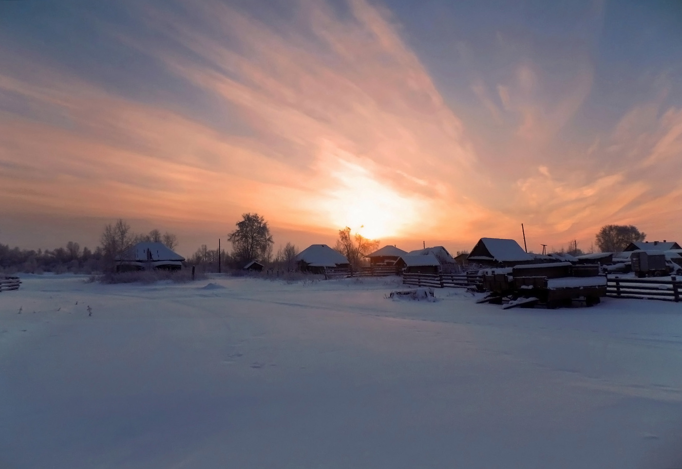 Зимний закат