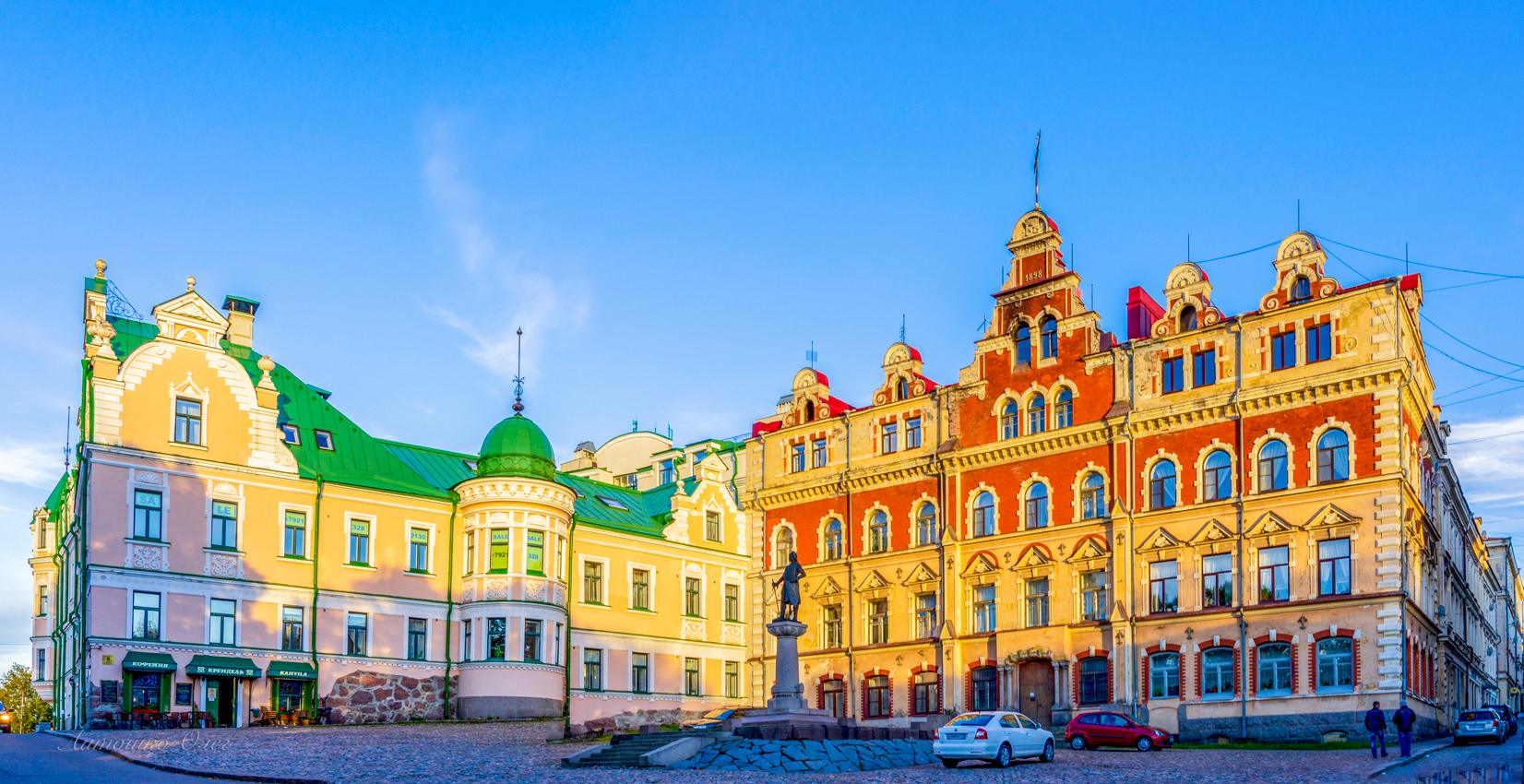 Выборг на закате.