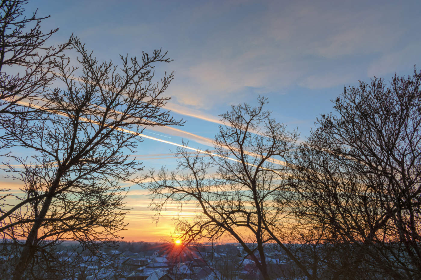 Росписи заката.