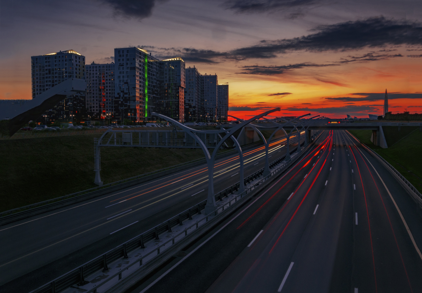 Городской закат