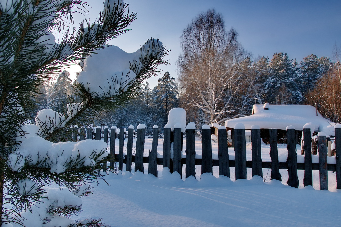 *Зима сибирская.**