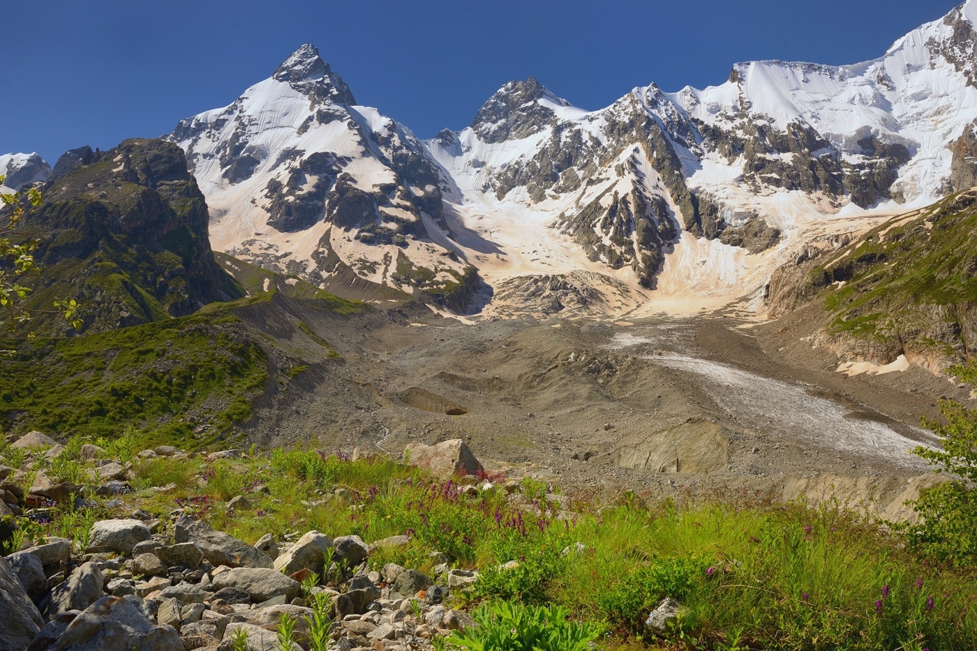 Лето в горах Кавказа