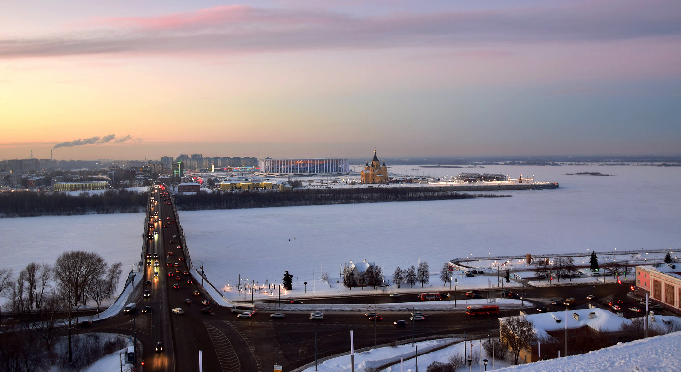 Зимний вечер.
