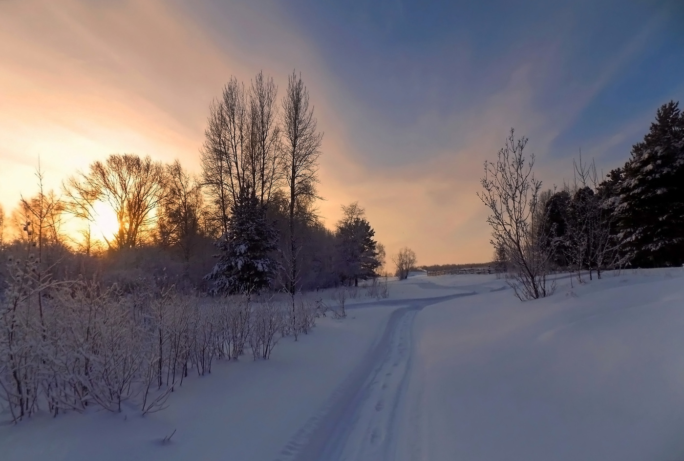 Зимний вечер