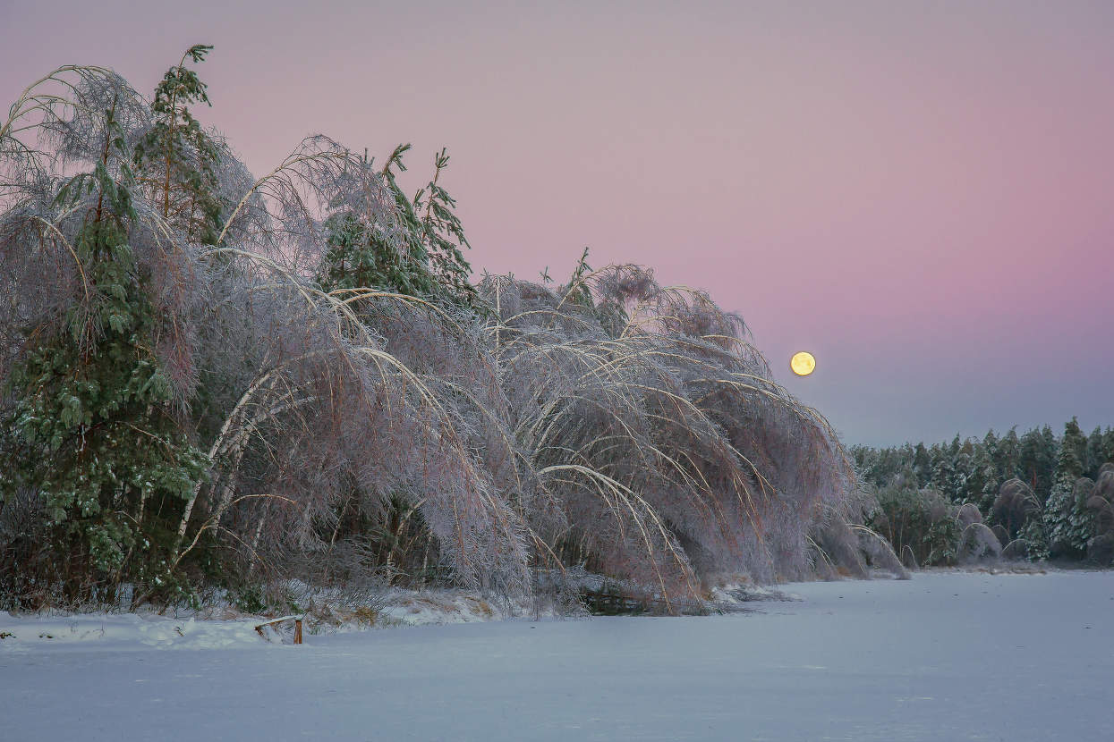 Закат на рассвете