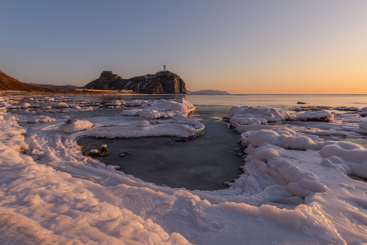 Зимнее утро. Мыс Бринера