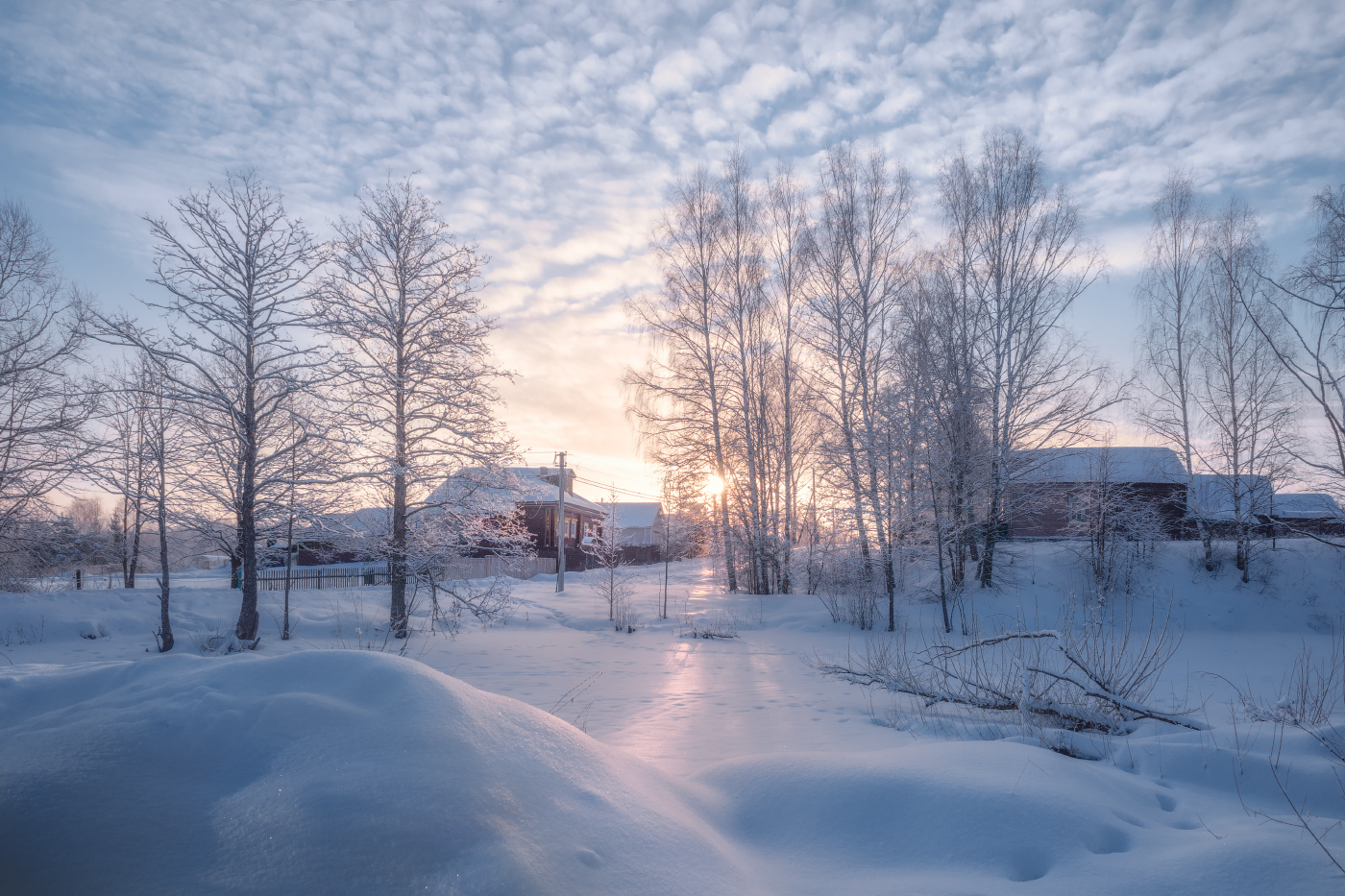 деревенское утро