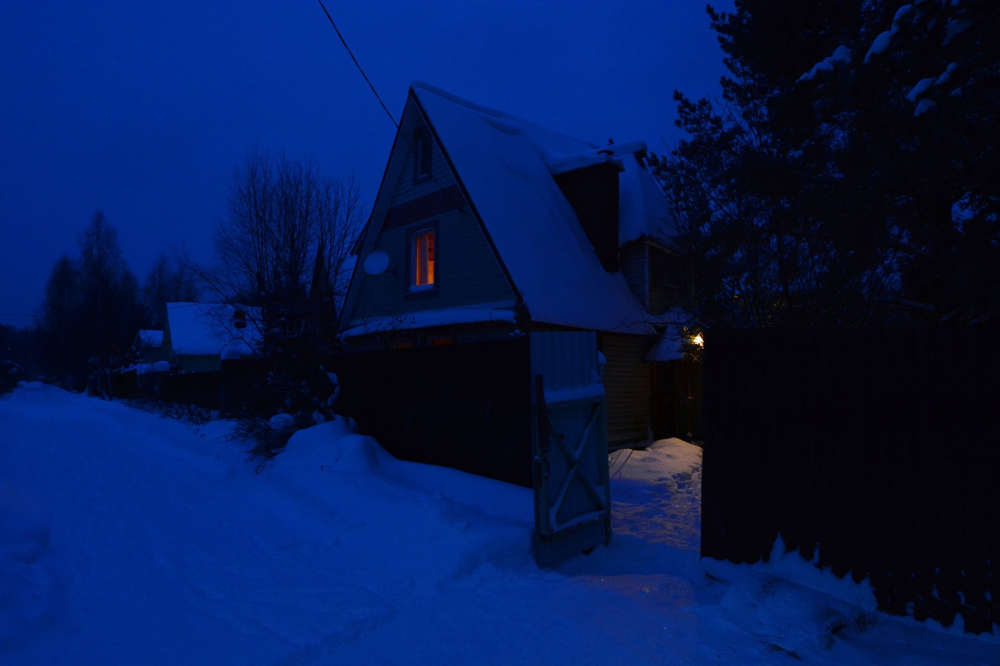 "Зимних сумерек тонкие краски удивительно дороги мне..."
