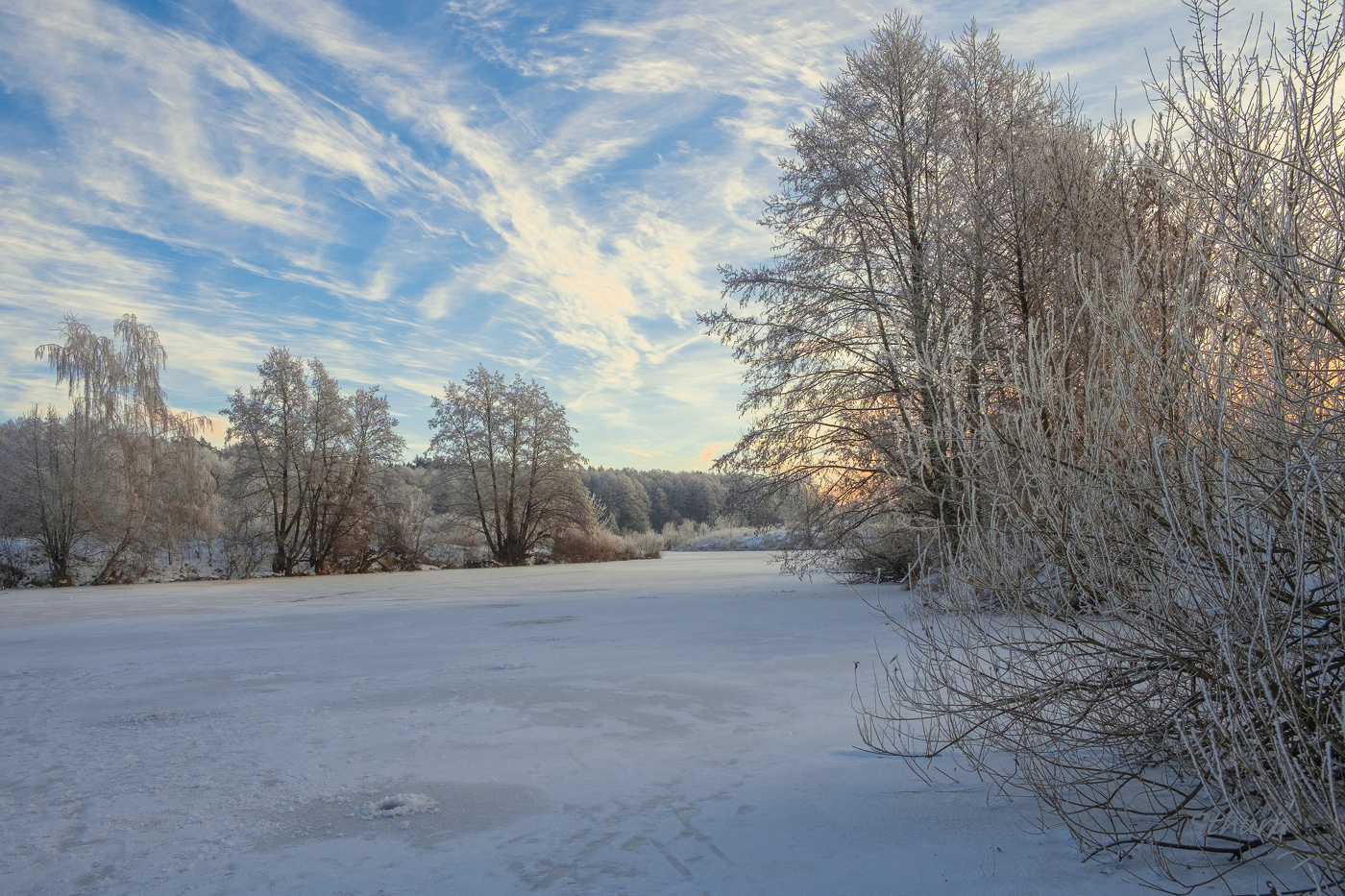 Зимний день.
