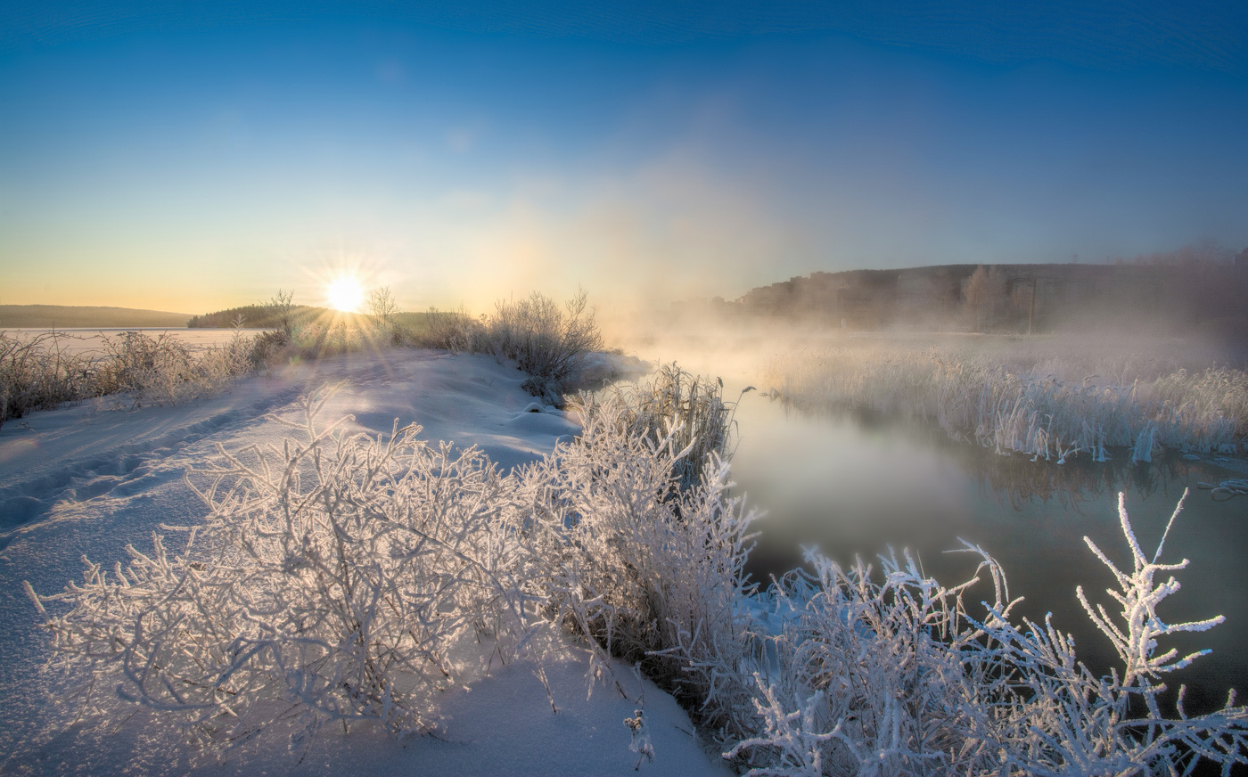 Морозный восход