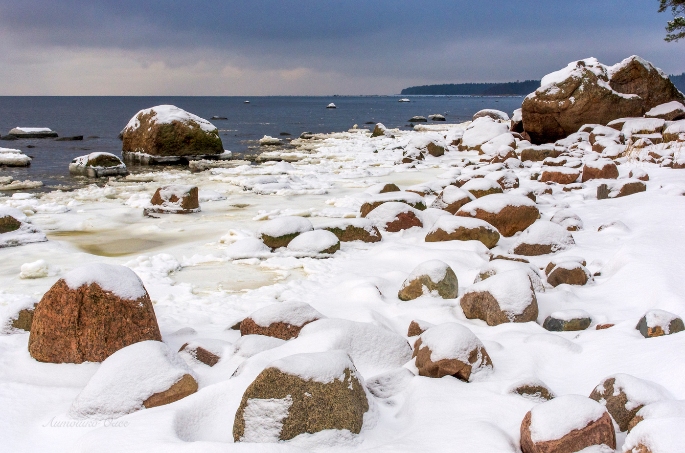 Финский залив в декабре.