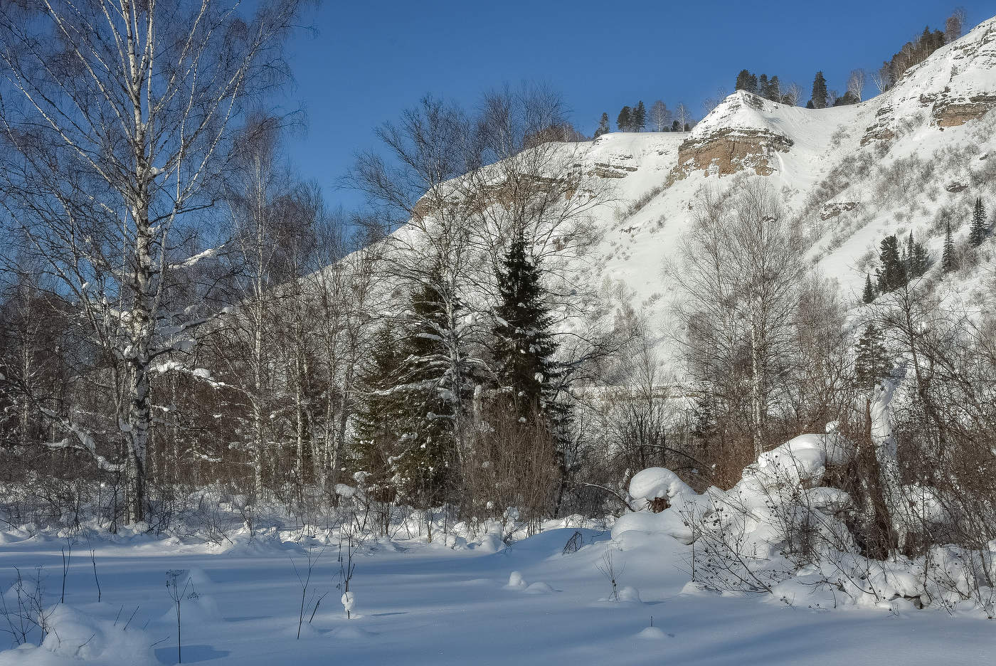 Зима февраль