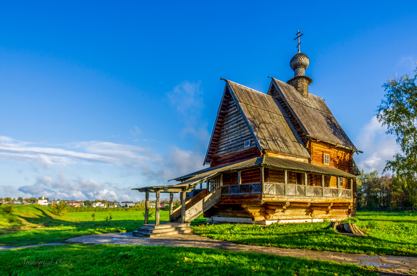 Город Суздаль, осень.