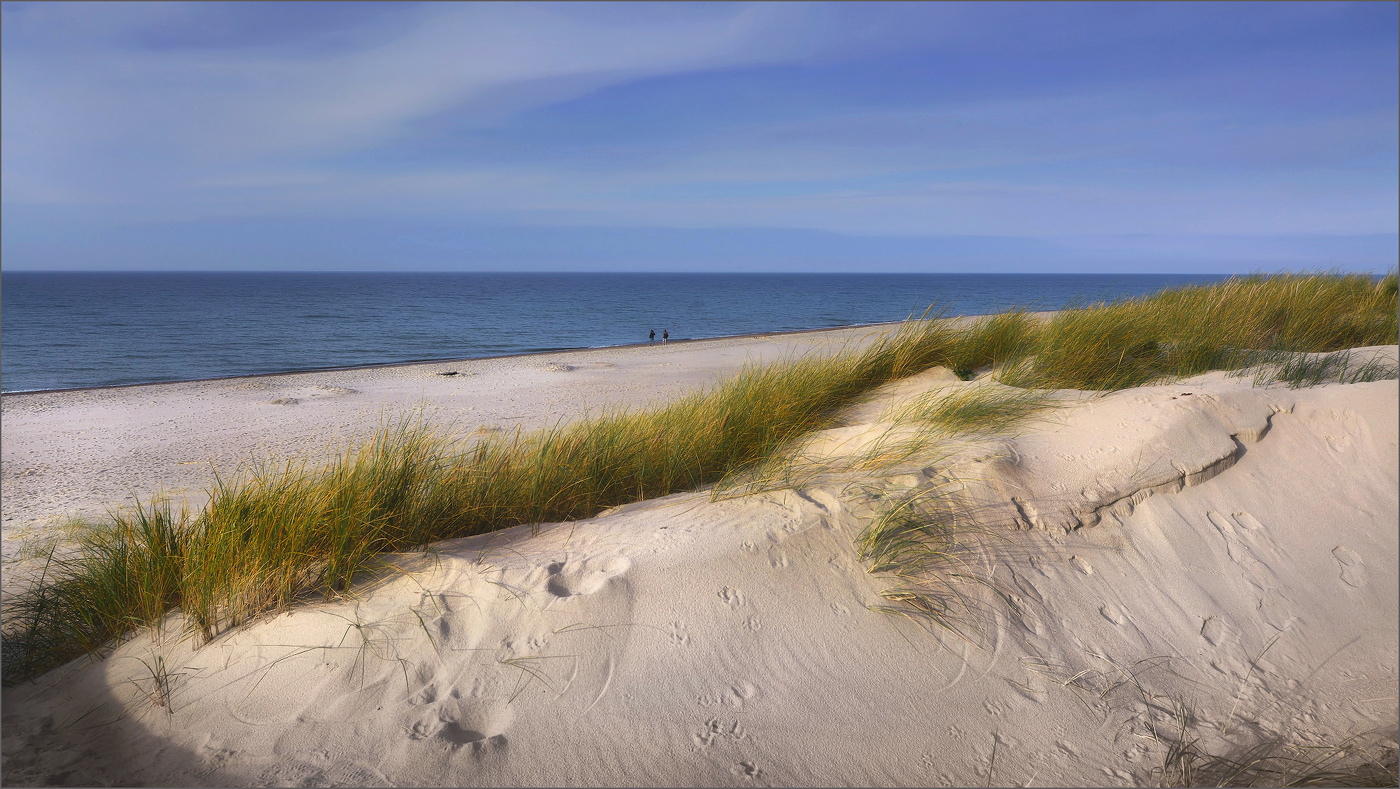 Осень на пляже в Лесном...