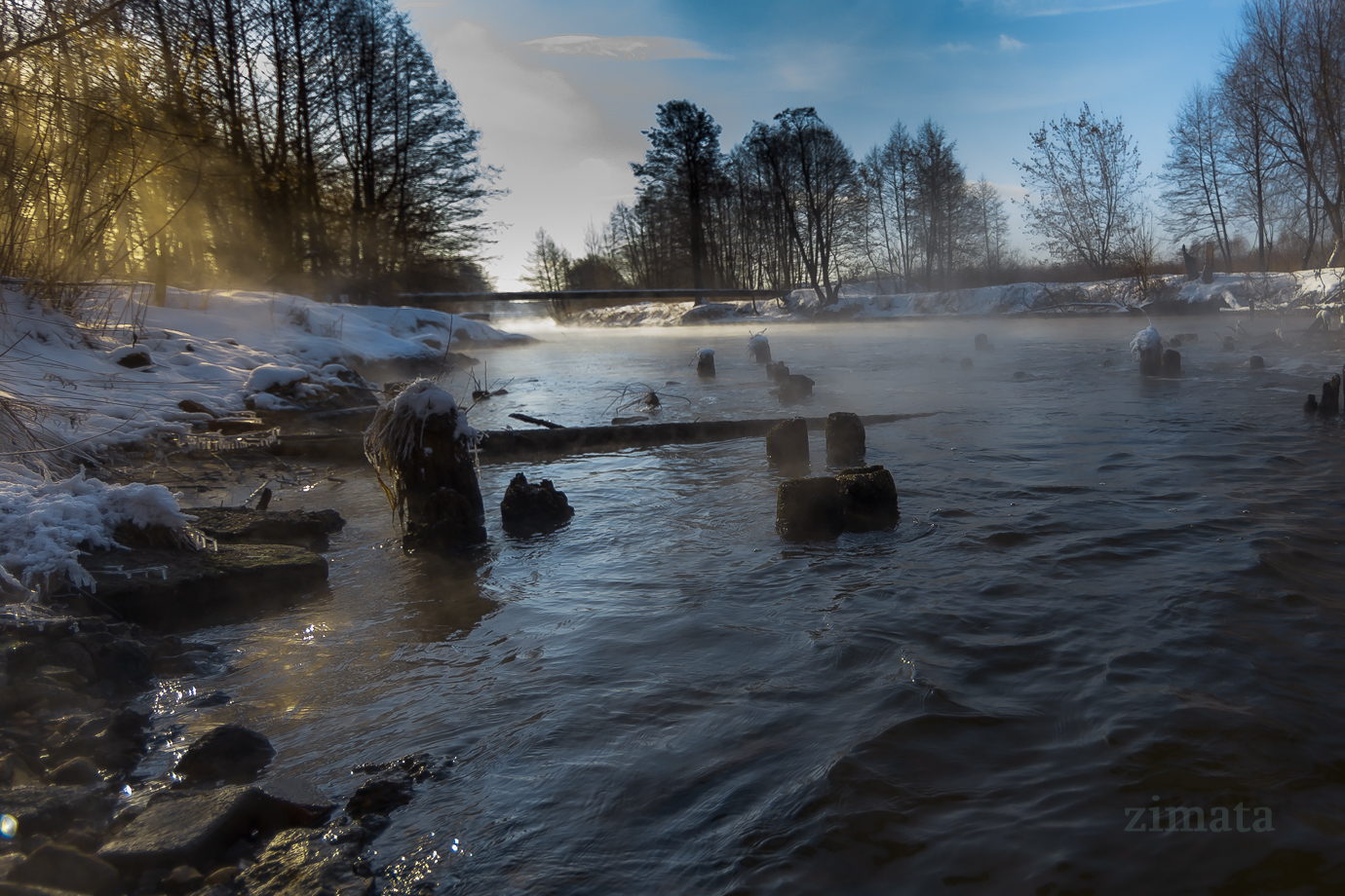 Зимняя речка