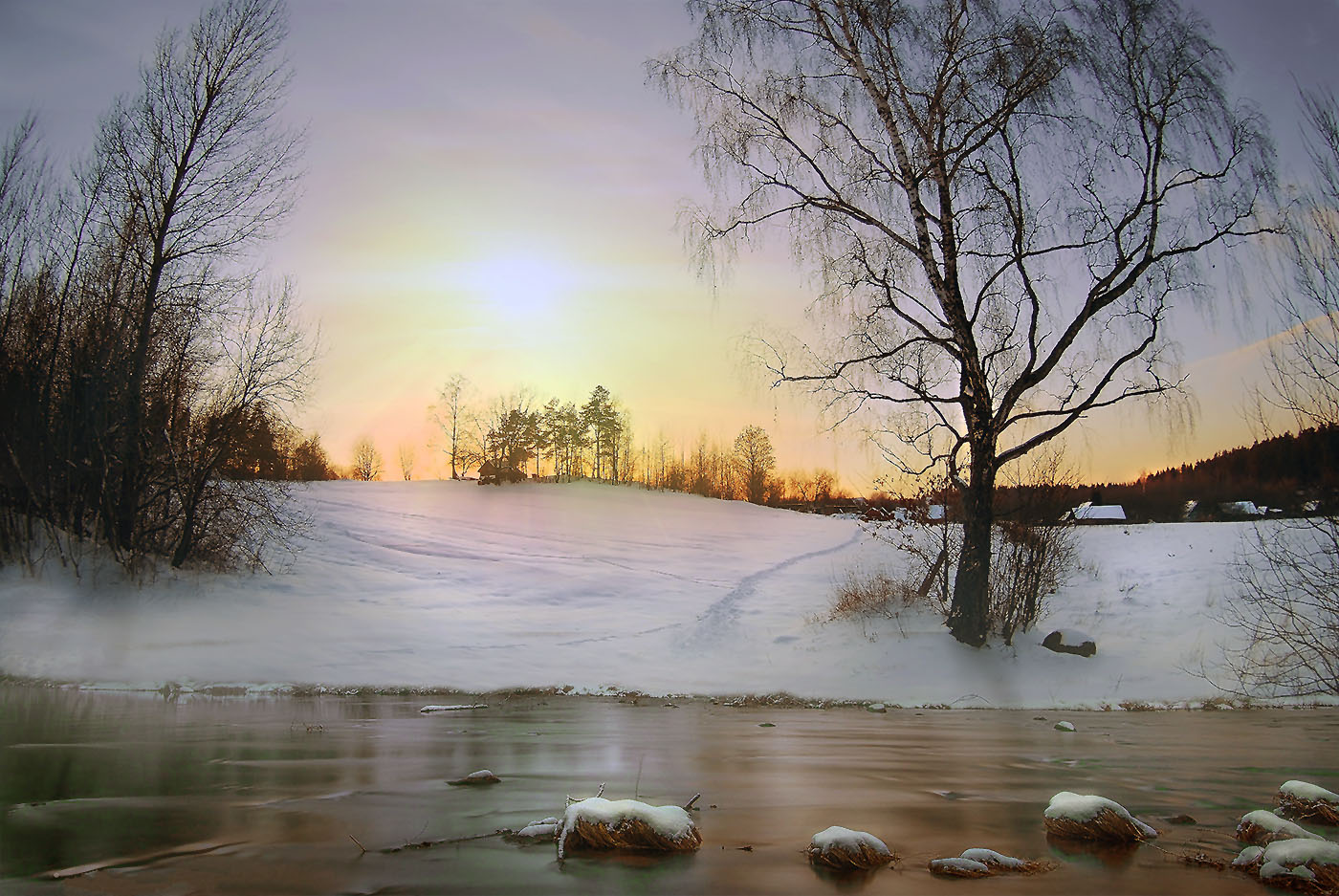 Вечер на хуторе близь Минска