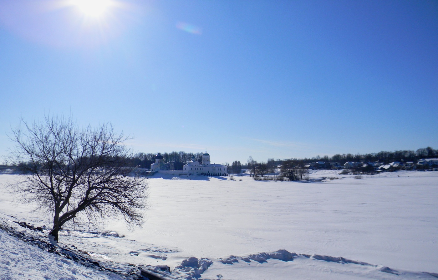 солнце над р.Великая