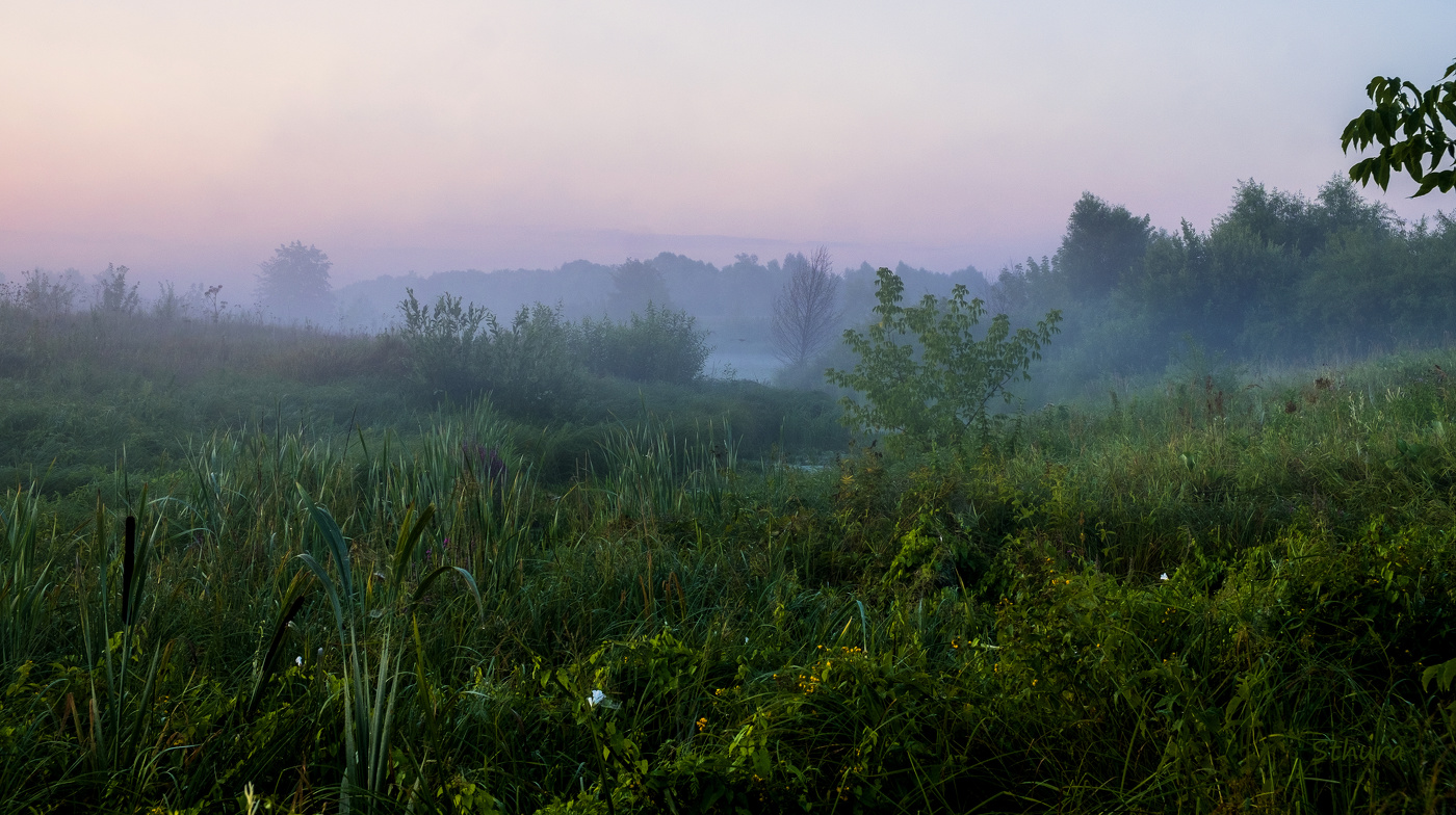 Утренний пейзаж.