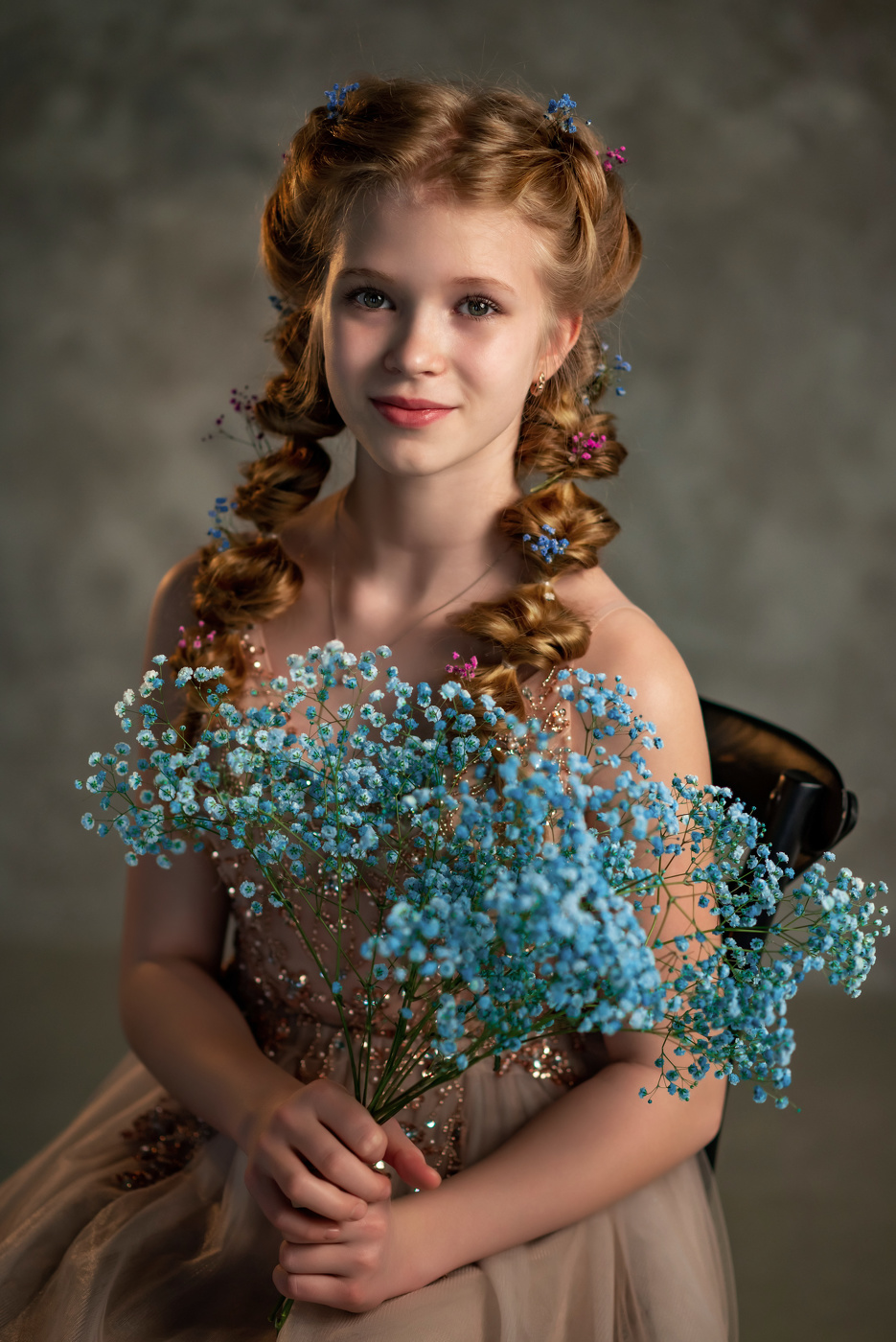 Аквамариновые гипсофилы