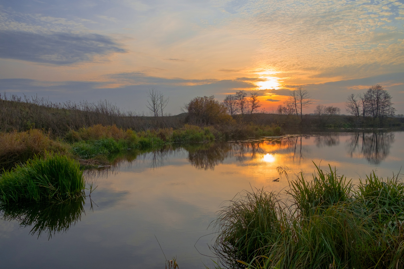 Осенний закат.